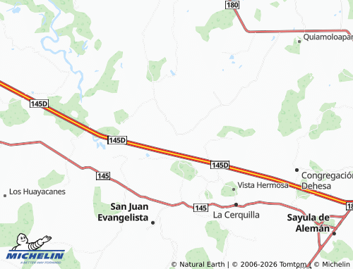 Mapa MICHELIN Agua Pinole - ViaMichelin