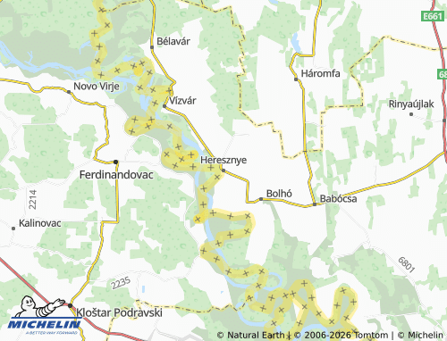 Mapa MICHELIN Heresznye - ViaMichelin