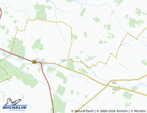 MICHELIN Lundager map - ViaMichelin