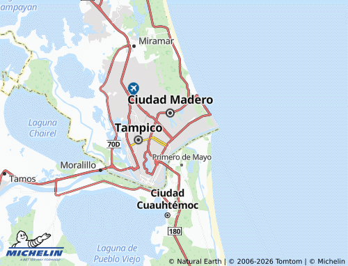 Mapa MICHELIN Hidalgo Poniente - ViaMichelin