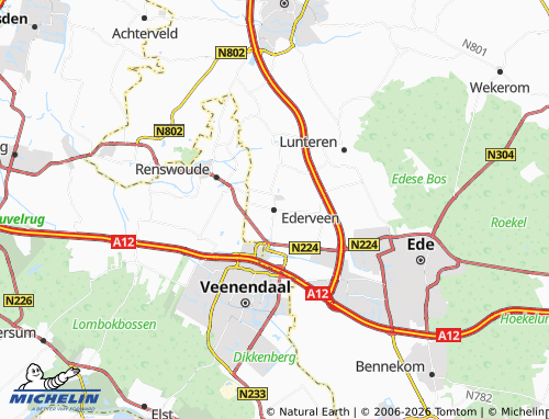 MICHELIN Ederveen map - ViaMichelin