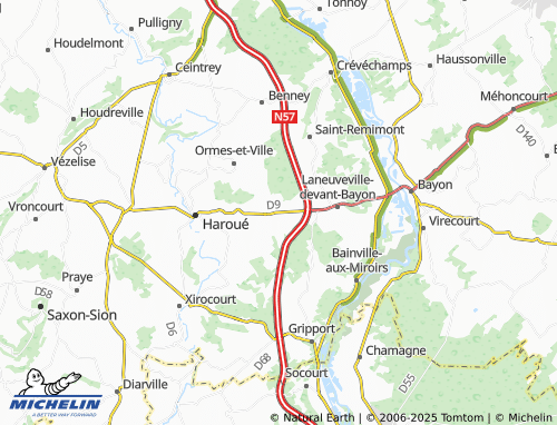 Carte MICHELIN Crantenoy - ViaMichelin