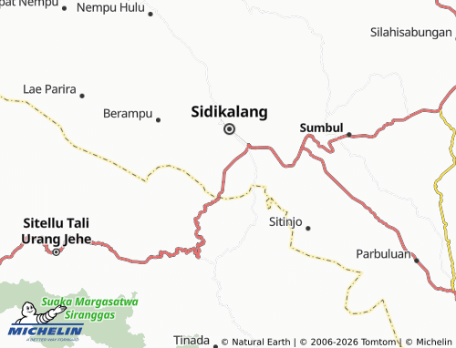 MICHELIN Sidiangkat map - ViaMichelin