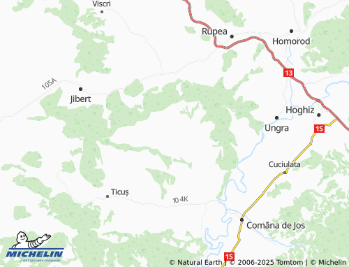 MICHELIN Dăișoara map - ViaMichelin