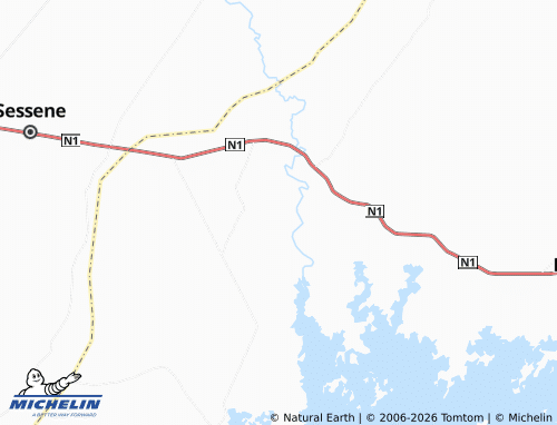 Carte MICHELIN Ndofène - ViaMichelin