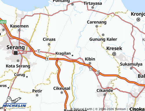 MICHELIN-Landkarte Kragilan - ViaMichelin
