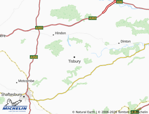 Carte MICHELIN Tisbury - ViaMichelin