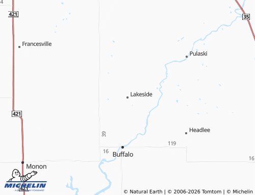 Mappa MICHELIN Lakeside - ViaMichelin