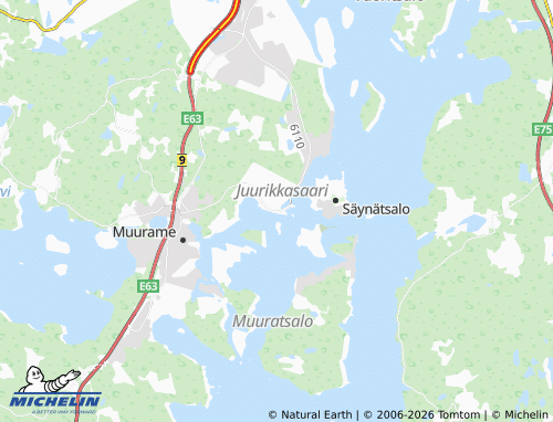 MICHELIN Karkaussaari map - ViaMichelin