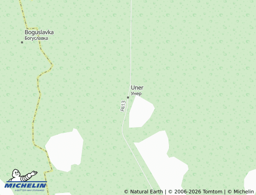 MICHELIN-Landkarte Uner - ViaMichelin