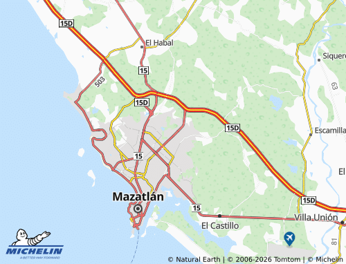 MICHELIN Fraccionamiento Buenos Aires map - ViaMichelin