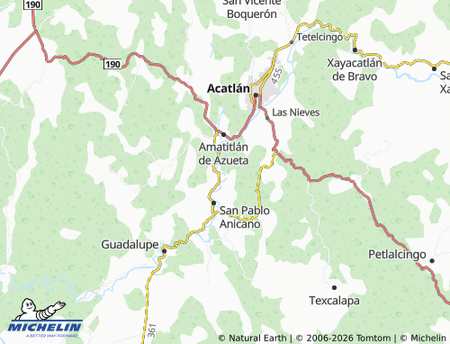 MICHELIN San Rafael map - ViaMichelin