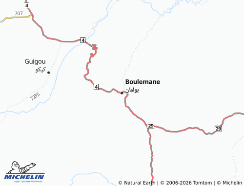 MICHELIN Bulman map - ViaMichelin