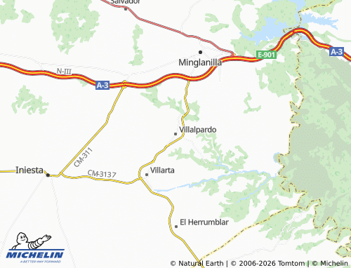 MICHELIN Villalpardo map - ViaMichelin