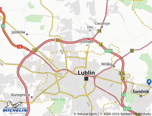 Mappa MICHELIN Czechów Północny - ViaMichelin