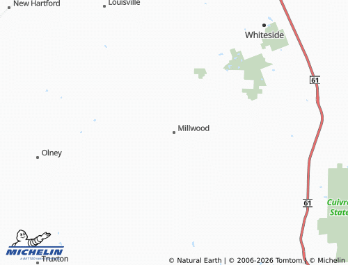 Mapa MICHELIN Millwood - ViaMichelin