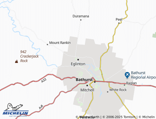 MICHELIN Eglinton map - ViaMichelin