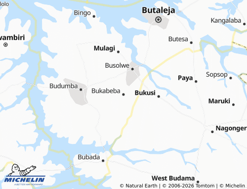 Mappa MICHELIN Bukabeba - ViaMichelin