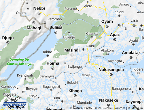 Mapa MICHELIN Masindi Municipality - ViaMichelin
