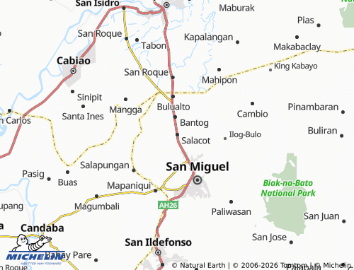 MICHELIN Salacot map - ViaMichelin