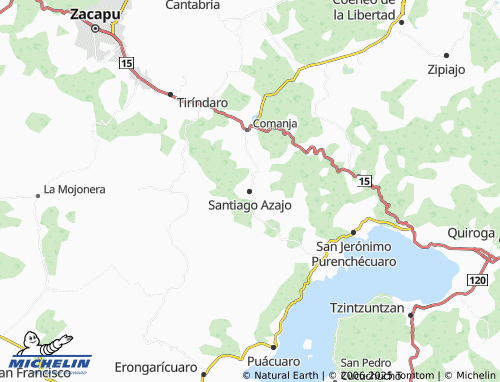 MICHELIN-Landkarte Santiago Azajo - ViaMichelin