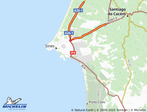 MICHELIN-Landkarte Valarim - ViaMichelin
