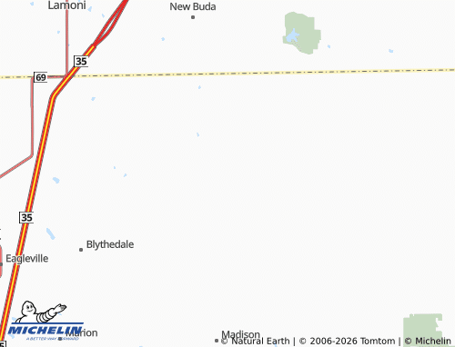 Mappa MICHELIN Akron - ViaMichelin