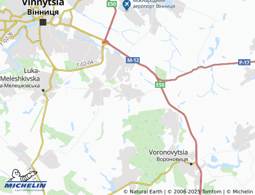MICHELIN Sokyryntsi map - ViaMichelin