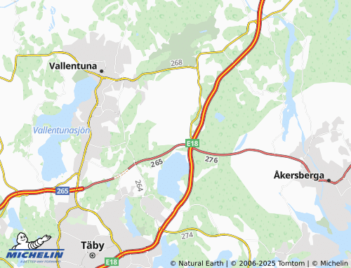 Mapa MICHELIN Svartsjö Koloniområde - ViaMichelin