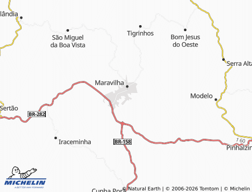 Mappa MICHELIN Jardim - ViaMichelin