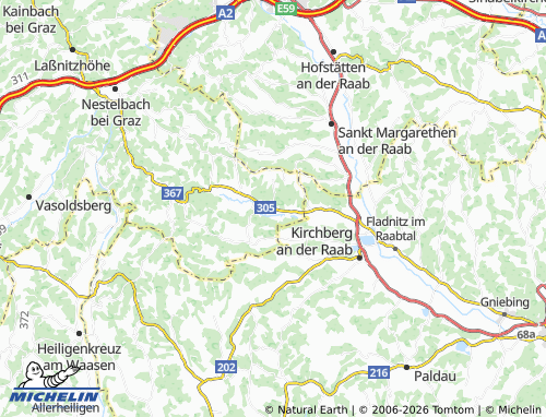 MICHELIN Trausdorf map - ViaMichelin