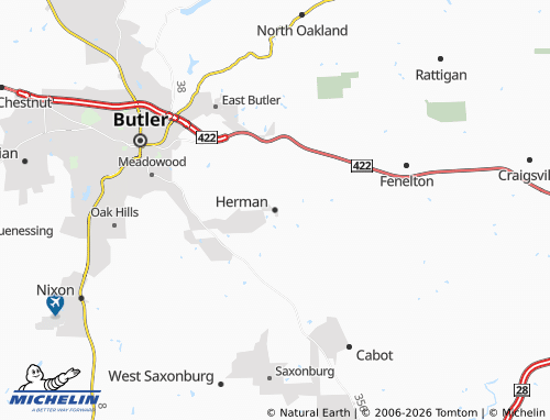 Mappa MICHELIN Herman - ViaMichelin