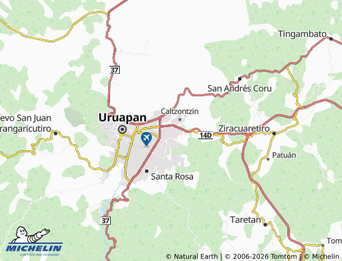 MICHELIN Leandro Valle map - ViaMichelin