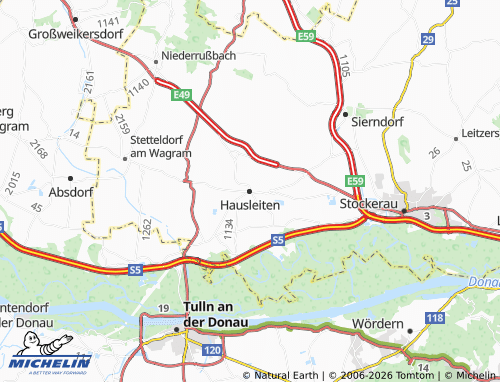 MICHELIN Hausleiten map - ViaMichelin