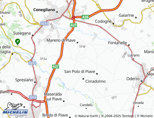 Mappa MICHELIN Tezze - ViaMichelin