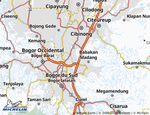 MICHELIN-Landkarte Pasir Laja - ViaMichelin