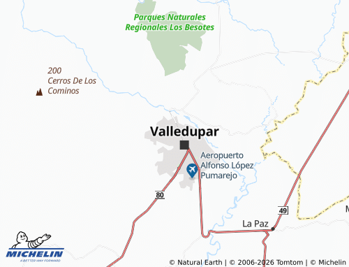 MICHELIN Candelaria Norte map - ViaMichelin