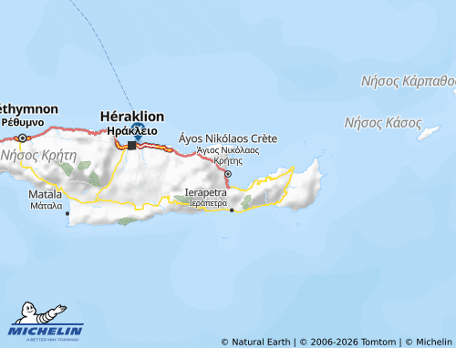 Mappa MICHELIN Lasithi - ViaMichelin
