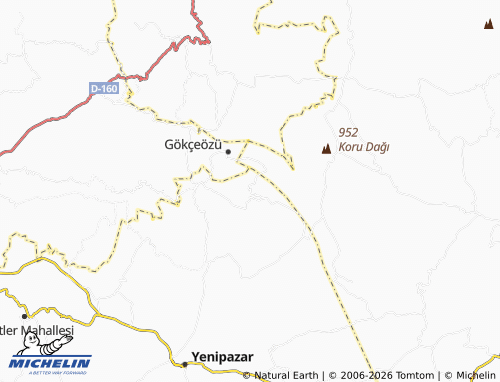 MICHELIN Kükürt map - ViaMichelin