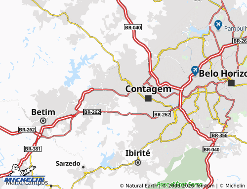 MICHELIN Bernardo Monteiro map - ViaMichelin
