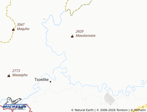 MICHELIN Ha Kotsoane map - ViaMichelin