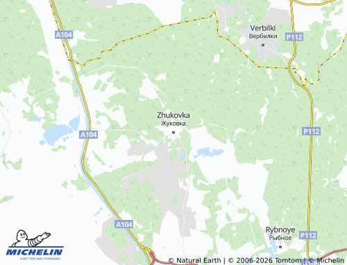 Carte MICHELIN Zhukovka - ViaMichelin