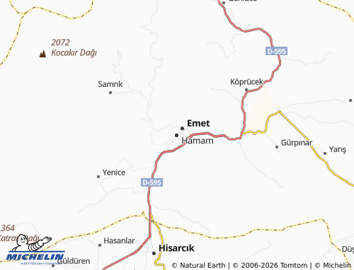 Kaart MICHELIN Hamam - ViaMichelin