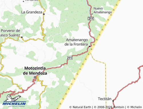 MICHELIN Valle Obregón map - ViaMichelin