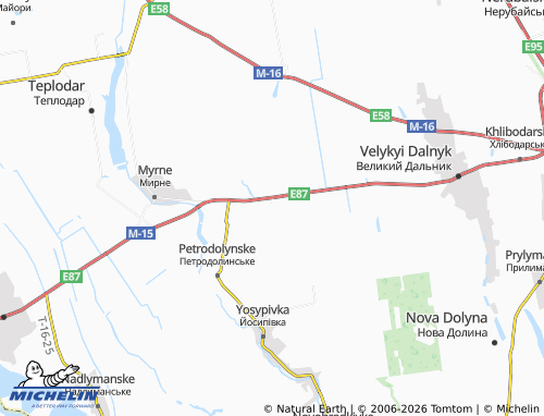 Mapa MICHELIN Rozselenets - ViaMichelin