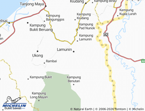 Mappa MICHELIN Kampung Menengah - ViaMichelin