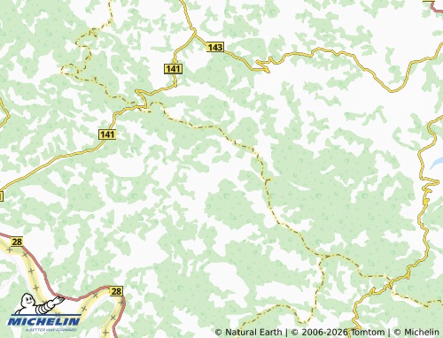 Mapa MICHELIN Orovička Planina - ViaMichelin