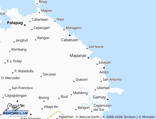 MICHELIN Santa Potenciana map - ViaMichelin