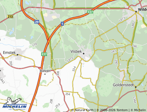 MICHELIN Erlte map - ViaMichelin
