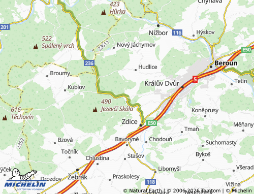 Mappa MICHELIN Svatá - ViaMichelin